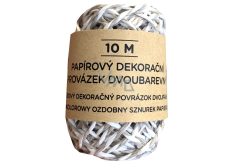 Albi Decorative string two-colour white-grey 10 m