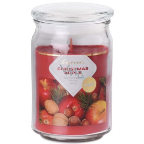 Emocio Christmas Apple - Christmas Apple scented candle glass with glass lid 453 g 93 x 142 mm