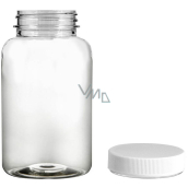 Bottle transparent plastic, with cap 100 ml