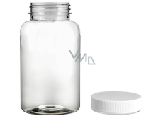 Bottle transparent plastic, with cap 100 ml