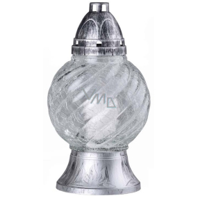 Bolsius Glass lamp Ball silver 27 cm 90 g