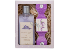 Bohemia Gifts Victorian Style Lavender shower gel 200 ml + handmade toilet soap 30 g, cosmetic set for women
