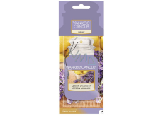 Yankee Candle Lemon Lavender - Lemon and lavender scented car tag paper 12 g