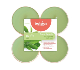 Bolsius Aromatic 2.0 Green Tea - Green Tea maxi scented tea light candles 8 pieces, burning time 8 hours