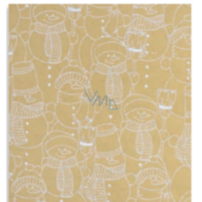 Zoewie Gift wrapping paper 70 x 150 cm Christmas Simply The Best natural snowmen