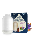 Glade Aromatherapy Cool Mist Diffuser Moment of Zen Lavender + Sandalwood Diffuser led backlight, color white, 1 + 17,4 ml