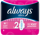 Always Ultra Super sanitary pads with wings 8 pieces