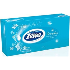 Zewa Everyday paper handkerchiefs 2-layer 100 pieces box