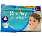 Pampers Active Baby size 6, 13 - 18 kg diaper panties 44 pcs