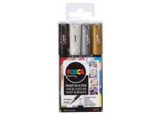 Posca Universal set of acrylic markers 0,7 - 1 mm Mix of colours 4 pieces PC-1M