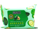 Beauty Formulas Avocado Exfoliating Facial Wipes with Avocado Oil 25 pieces