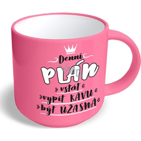 Nekupto Funny mug Daily plan... 300 ml