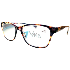 Berkeley Reading dioptric glasses +4 plastic blue brown 1 piece MC2224