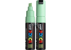 Posca Universal acrylic marker with wide, cut tip 8 mm Light green PC-8K
