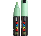 Posca Universal acrylic marker with wide, cut tip 8 mm Light green PC-8K