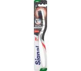 Signal Nature Elements Silver Charcoal soft toothbrush with activated charcoal 1 piece