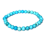 Tyrkenite bracelet elastic natural stone, bead 6 mm / 16-17 cm, stone of young people, looking for a life goal