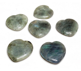 Agate Hmatka, healing gemstone in the shape of a heart natural stone 3 cm 1 piece, gives recoil and strength