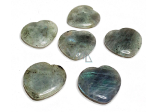 Agate Hmatka, healing gemstone in the shape of a heart natural stone 3 cm 1 piece, gives recoil and strength