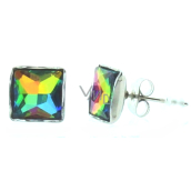 Magical earrings square, skewers I'm not just a jewel 0,9 x 0,9 cm