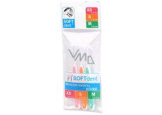 Soft Dent interdental toothbrush curved XS - M, 0,4 - 6 mm 3 pieces