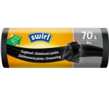 Melitta Swirl retractable garbage bags extra thick 70 litres, 56 x 86 cm, 36 µ, 8 pieces