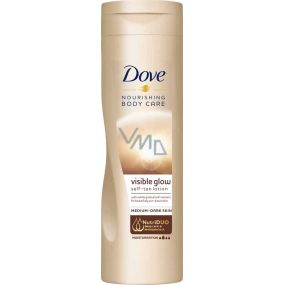 Dove Nourishing Visible Glow Self-Tan Lotion Self-Tanning Body Lotion Medium-Dark Skin 250 ml