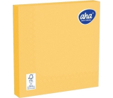 Aha Paper Napkins 3 ply 33 x 33 cm 20 pieces Yellow