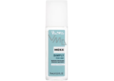 Mexx Simply for Him perfumed deodorant glass for men 75 ml