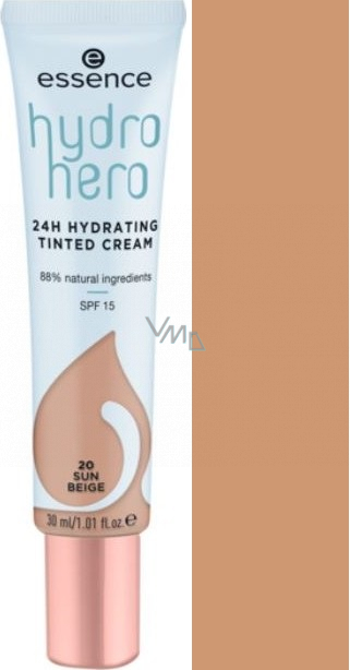 Essence Hydro Hero 24h SFP15 tinted cream 20 Sun Beige 30 ml - VMD  parfumerie - drogerie