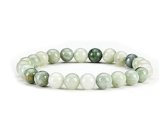 Jade Barna bracelet elastic natural stone, ball 8 mm / 16 - 17 cm