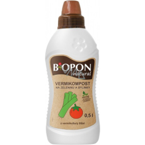 Bopon Natural Vermicompost for vegetables and herbs liquid fertilizer 500 ml