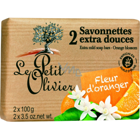 Le Petit Olivier Orange blossom extra fine toilet soap with natural extracts 2 x 100 g