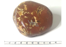 Jasper Brekcie Tumbled natural stone 280 - 340 g, 1 piece, stone of positive energy