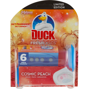 Duck Fresh Discs Cosmic Peach toilet gel for hygienic cleanliness and freshness of your toilet 36 ml