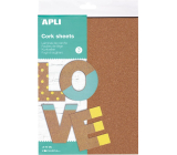Apli Cork sheets A4 210 x 297 x 2 mm 3 pieces
