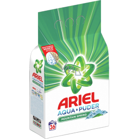 Ariel Aquapuder Mountain Spring washing powder for clean and fragrant, stain-free laundry 36 doses 2.34 kg