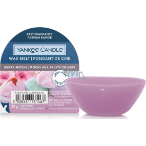 Yankee Candle Berry Mochi - Fruity mochi scented wax for aromalamp 22 g