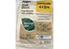 Jeger Paint, dirt and moisture protection film Standard 4 x 3 m
