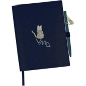 Albi Diary 2023 luxury with pen Blue - cat 10,2 x 14,4 cm