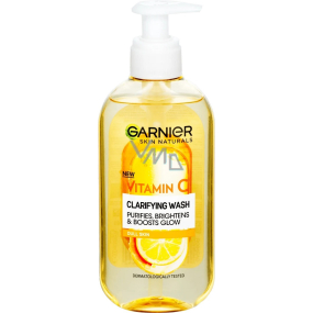 Garnier Skin Naturals Vitamin C Cleansing Facial Gel for dull and tired skin 200 ml dispenser