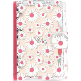 Albi Diary 2023 planning ring Transparent with flowers 19 x 13,5 x 2,5 cm