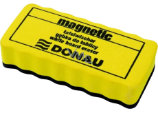Donau Whiteboard eraser sponge, magnetic, yellow 110 x 57 x 25 mm