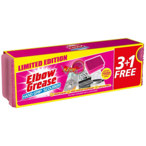 Elbow Grease Pink Dish Sponge 9,5 x 7 cm 4 pieces