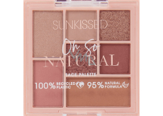 Sunkissed Oh So Natural Face Palette eyeshadow palette 4 x 0.9 g + highlighter 1.3 g + blush 1.3 g + bronzer 1.7 g