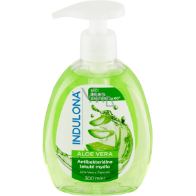 Indulona Aloe Vera antibacterial liquid soap dispenser 300 ml