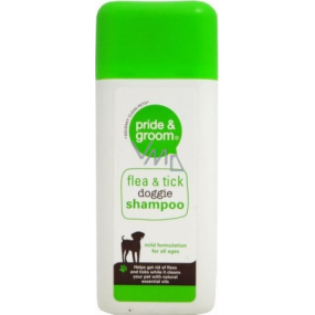 Pride & Groom Flea & Tick Doggie Shampoo for dogs against fleas and ticks 300 ml