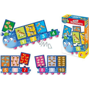 Baby Genius Maxi Puzzle Numbers for kids 14 pieces different types, recommended age 3-6