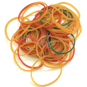 Colored rubber bands 60 pieces 20 g 619