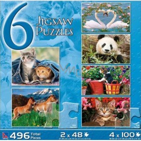 EP Line Baby Genius 6in1 Puzzle 496 pieces, recommended age 3+